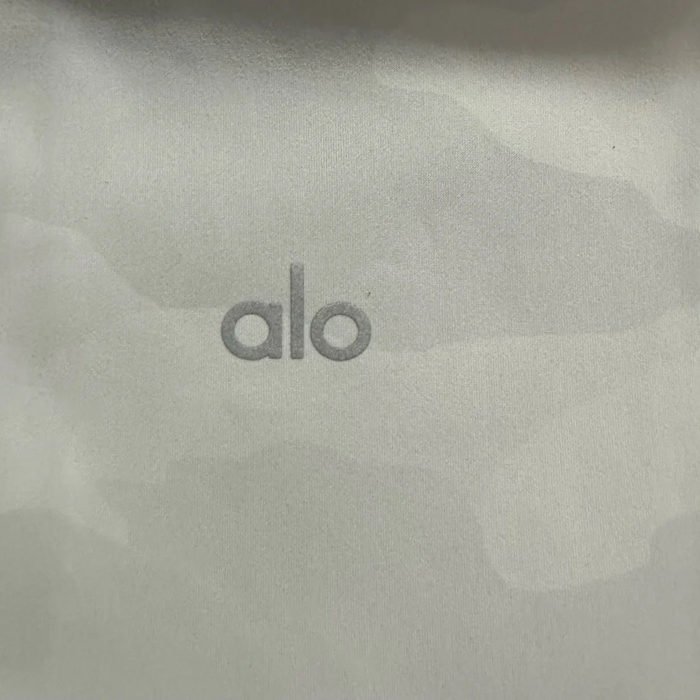 Alo High Waist Vapor Leggings- Gray Camouflage - Picture 7 of 9